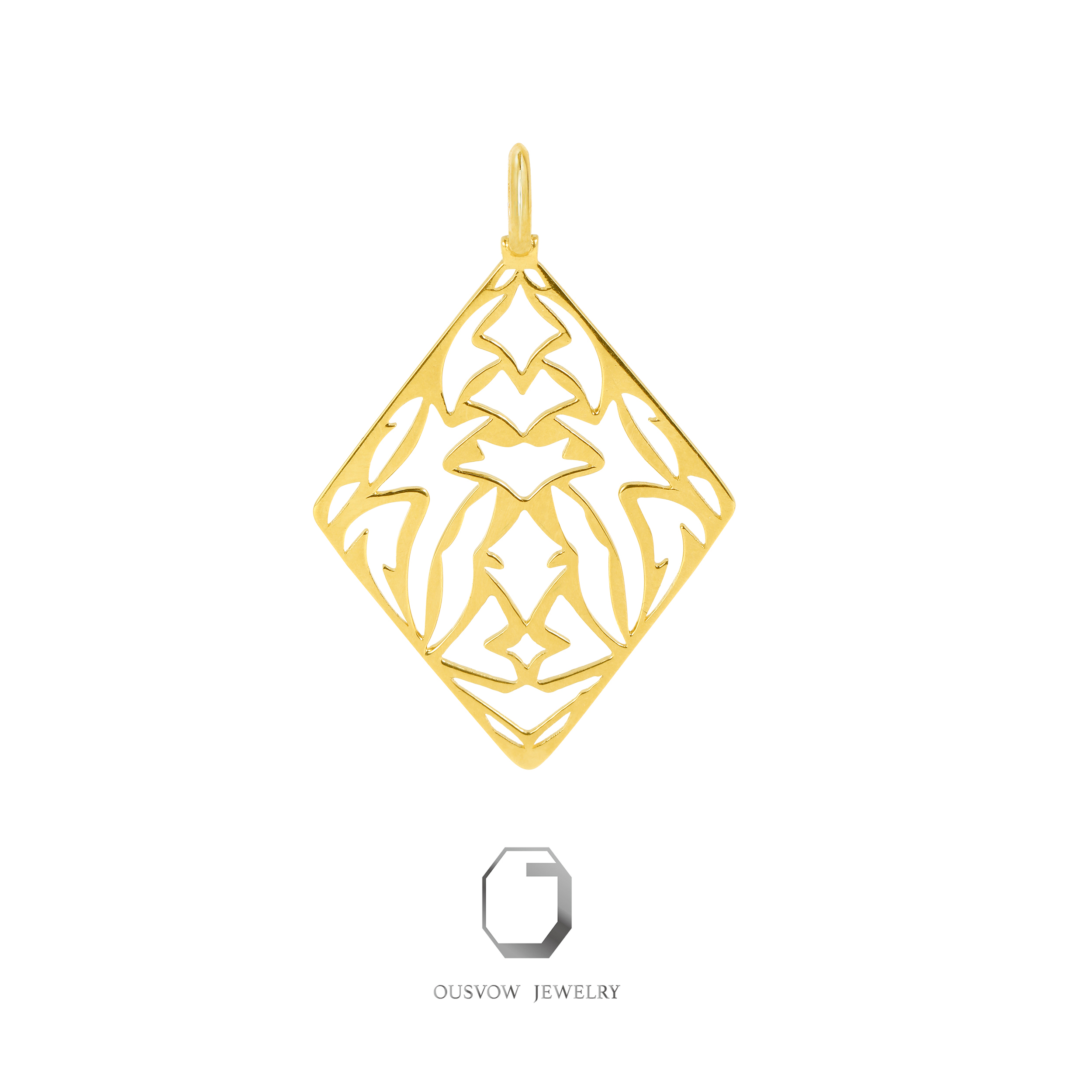 Gold Detachable pendant